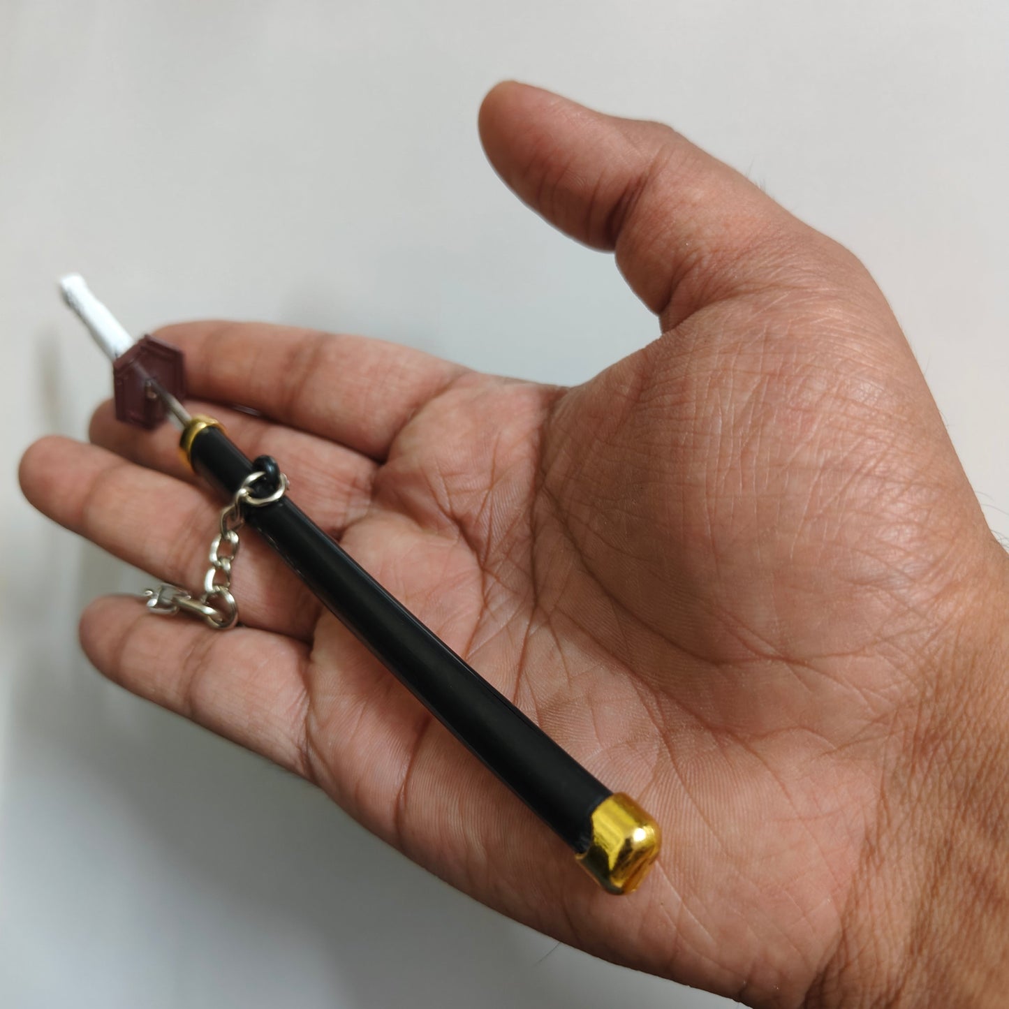 Giyu Tomioka Mini Katana Sword Keychain – Water Hashira Nichirin Blade | Demon Slayer