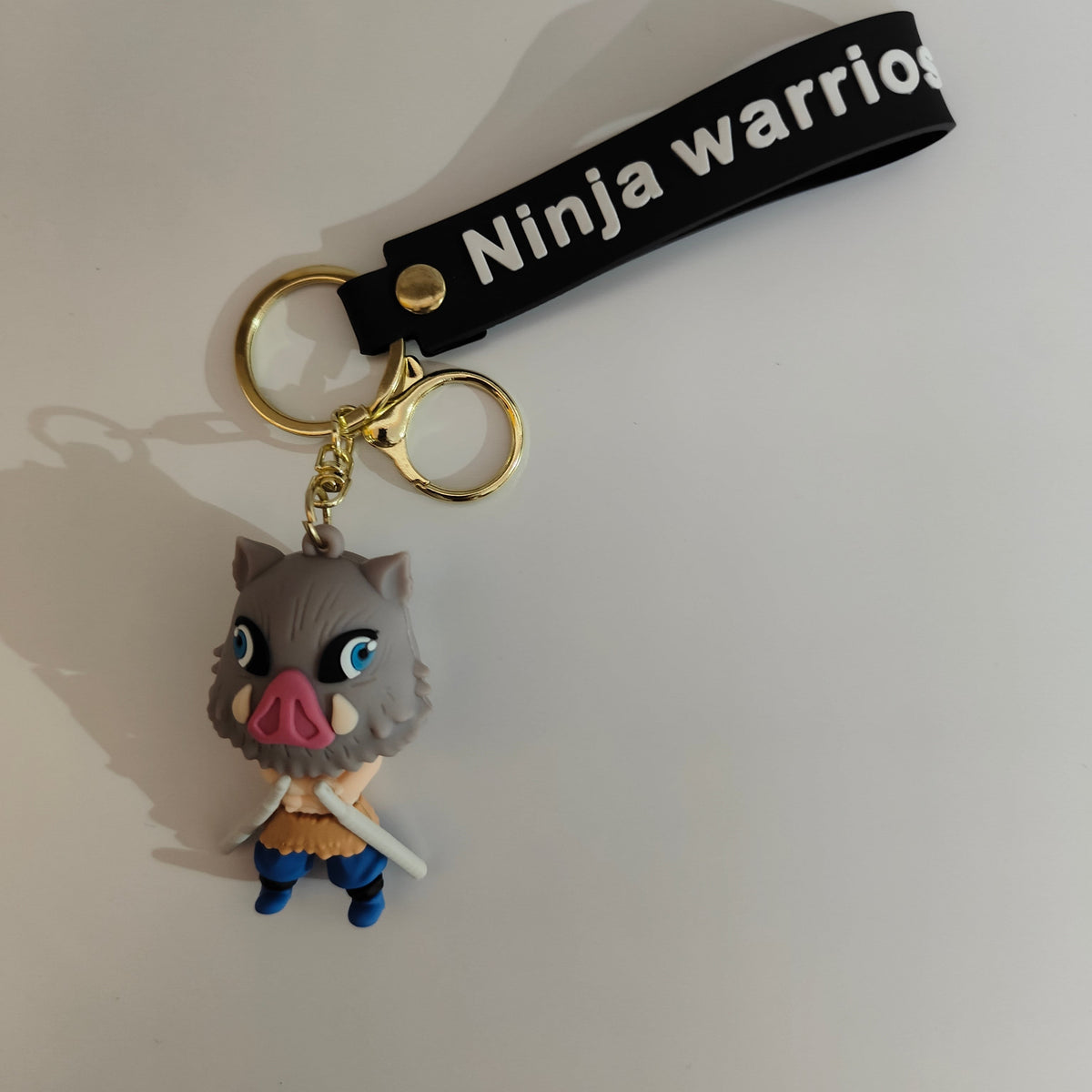 Inosuke Hashibira Soft Rubber Keychain – Demon Slayer