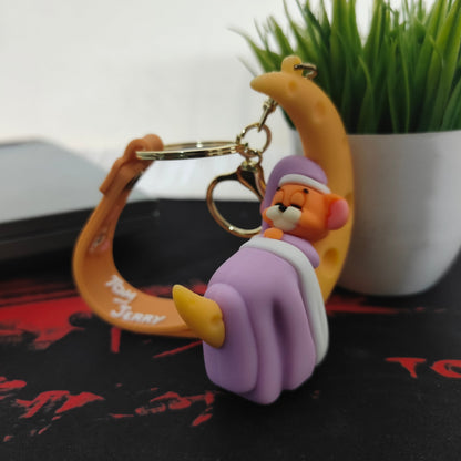 Jerry – Sweet Dreams on the Moon Soft Rubber Keychain | Tom & Jerry