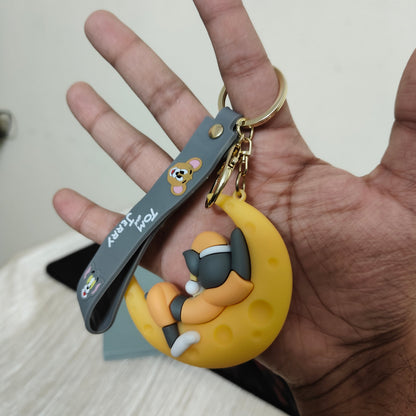 Tom – Moonlight Nap Soft Rubber Keychain | Tom & Jerry