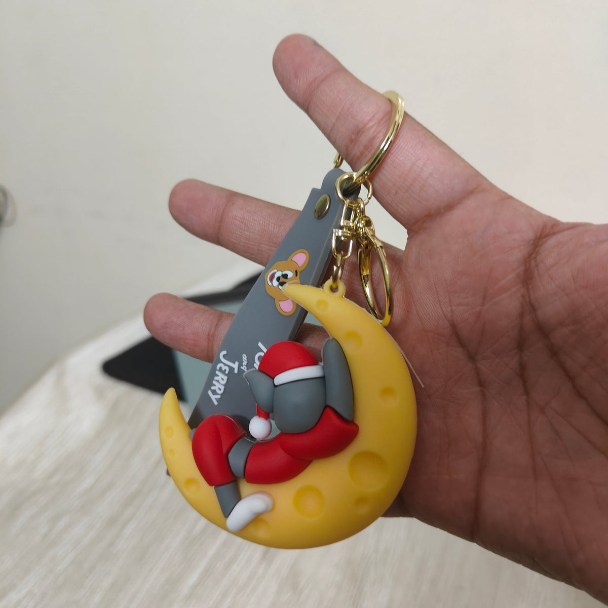 Tom – Moonlight Nap Soft Rubber Keychain | Tom & Jerry
