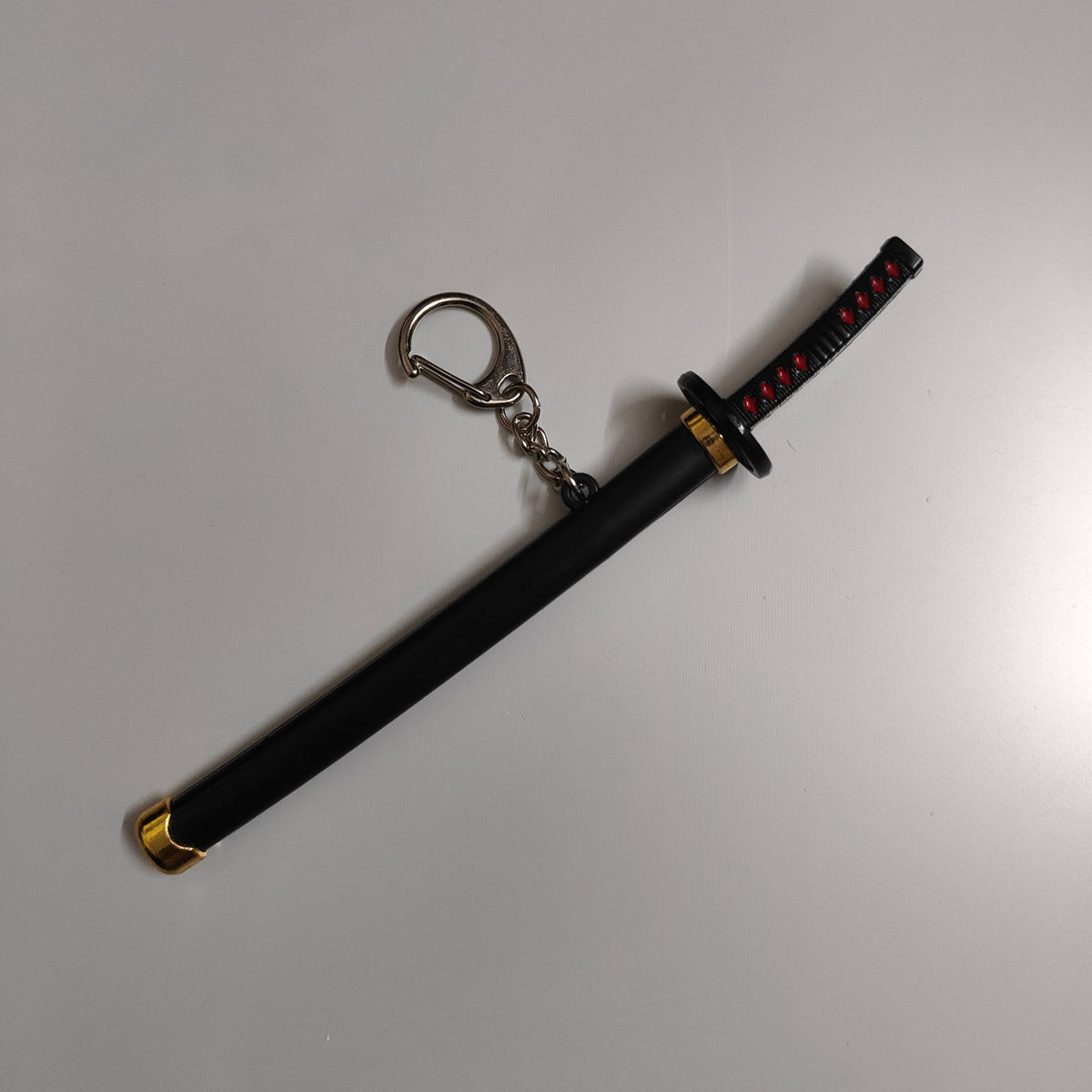 Tanjiro Kamado Mini Katana Sword Keychain – Classic Nichirin Blade | Demon Slayer