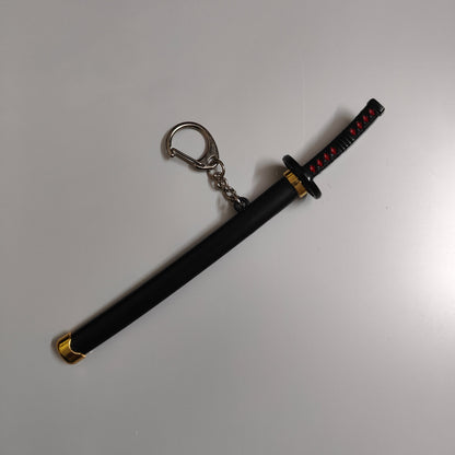 Tanjiro Kamado Mini Katana Sword Keychain – Classic Nichirin Blade | Demon Slayer
