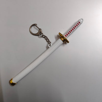 Roronoa Zoro Mini Katana Sword Keychain – Iconic White Blade | One Piece