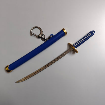 Roronoa Zoro Mini Katana Sword Keychain – Iconic Blue Blade | One Piece