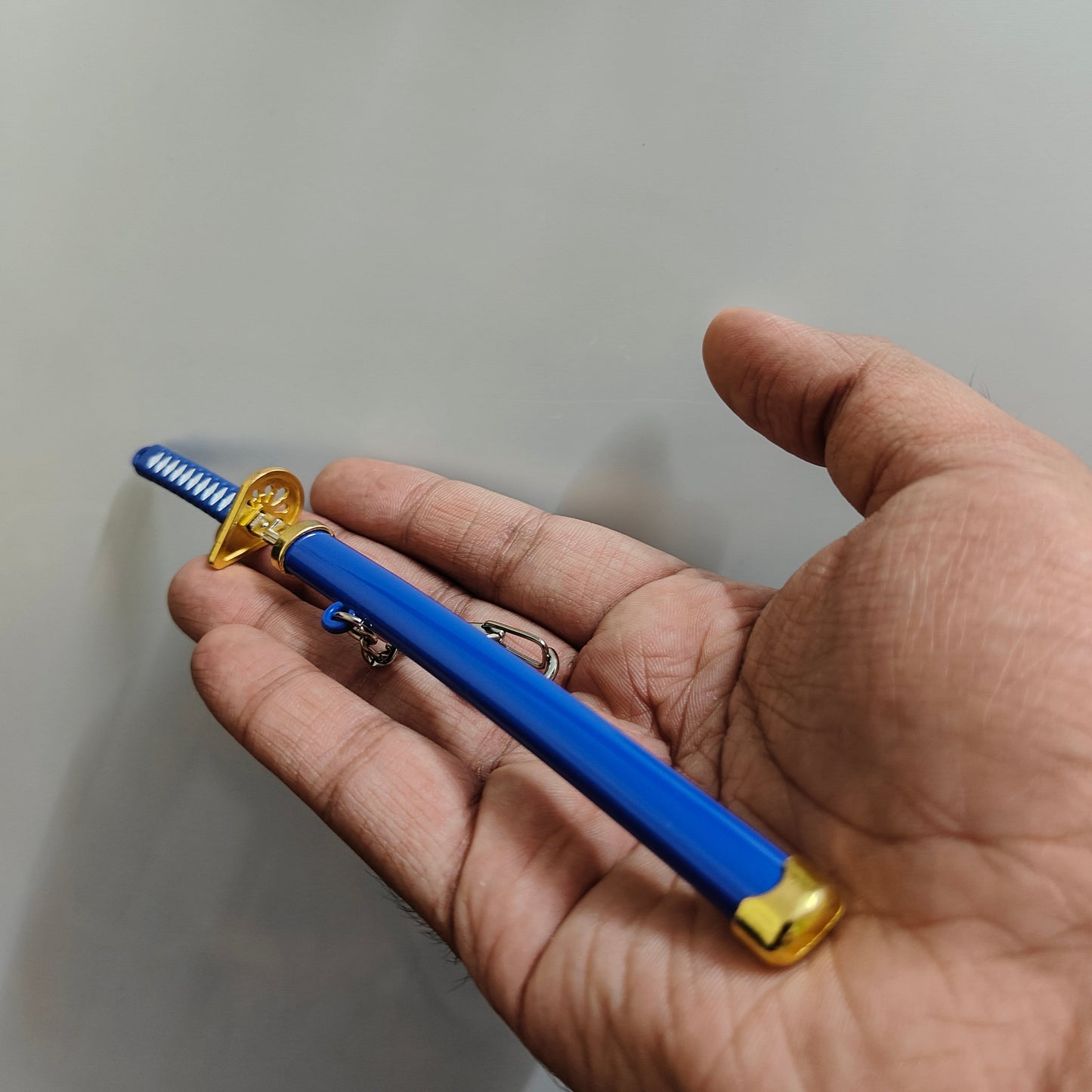 Roronoa Zoro Mini Katana Sword Keychain – Iconic Blue Blade | One Piece