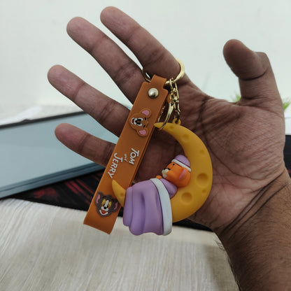 Jerry – Sweet Dreams on the Moon Soft Rubber Keychain | Tom & Jerry