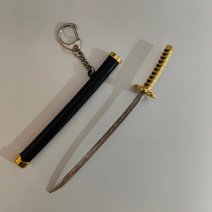 Shinobu Kocho Mini Katana Sword Keychain – Insect Hashira Nichirin Blade | Demon Slayer