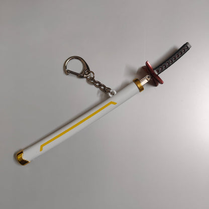 Shinobu Kocho Mini Katana Sword Keychain – Elegant Nichirin Blade | Demon Slayer