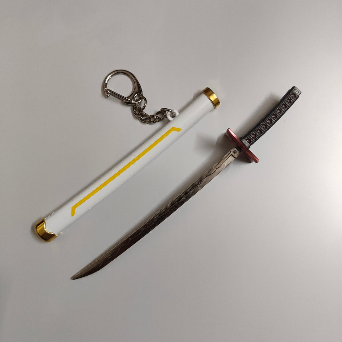 Shinobu Kocho Mini Katana Sword Keychain – Elegant Nichirin Blade | Demon Slayer
