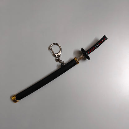 Tanjiro Kamado Mini Katana Sword Keychain – Classic Nichirin Blade | Demon Slayer