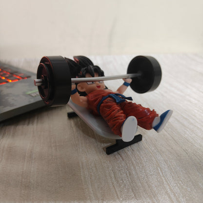 Goku Training Figure: Bench Press – Dragon Ball Z