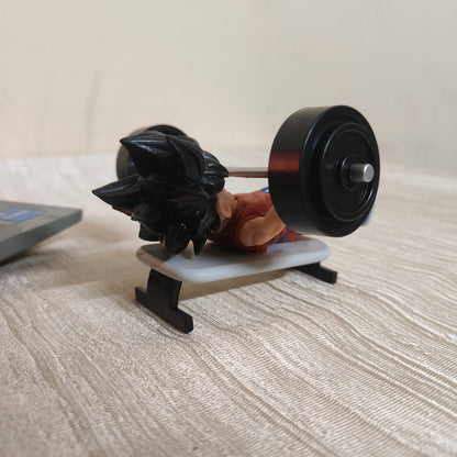 Goku Training Figure: Bench Press – Dragon Ball Z