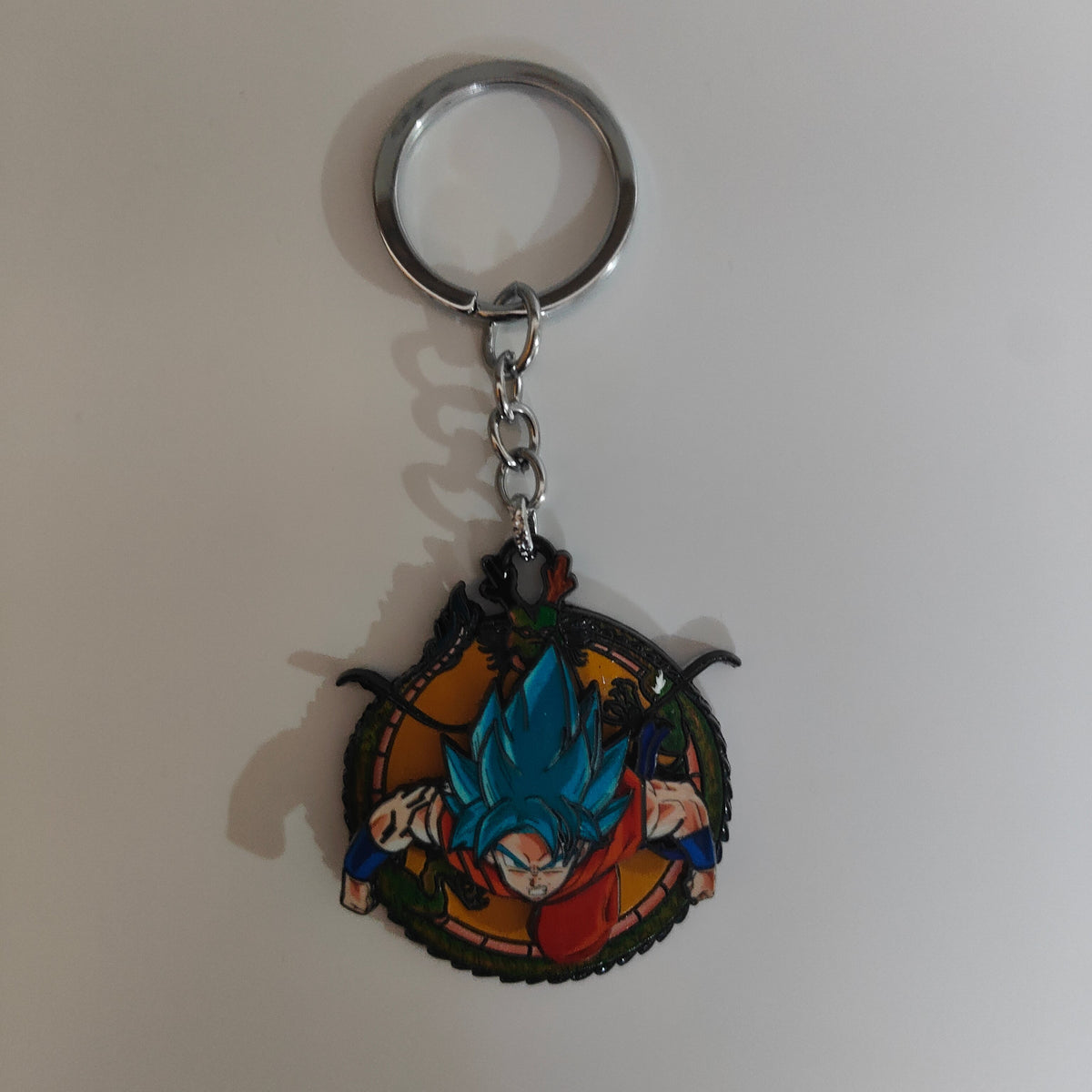 Goku Super Saiyan Blue Spinning Metal Keychain – Dragon Ball Z