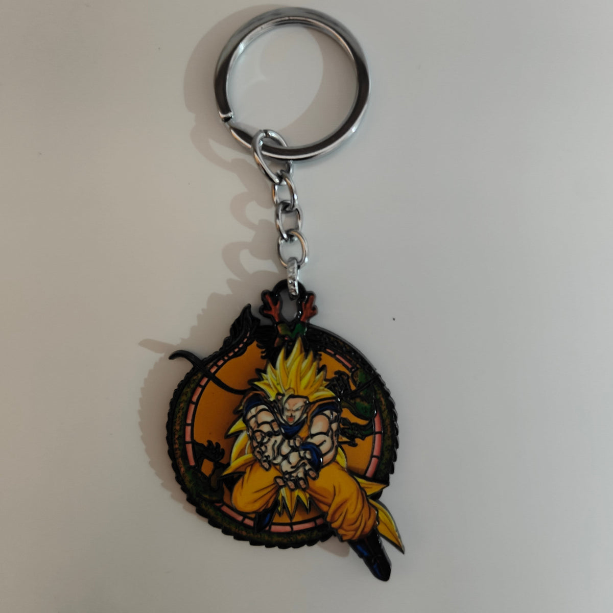 Goku Super Saiyan 3 Spinning Metal Keychain – Dragon Ball Z