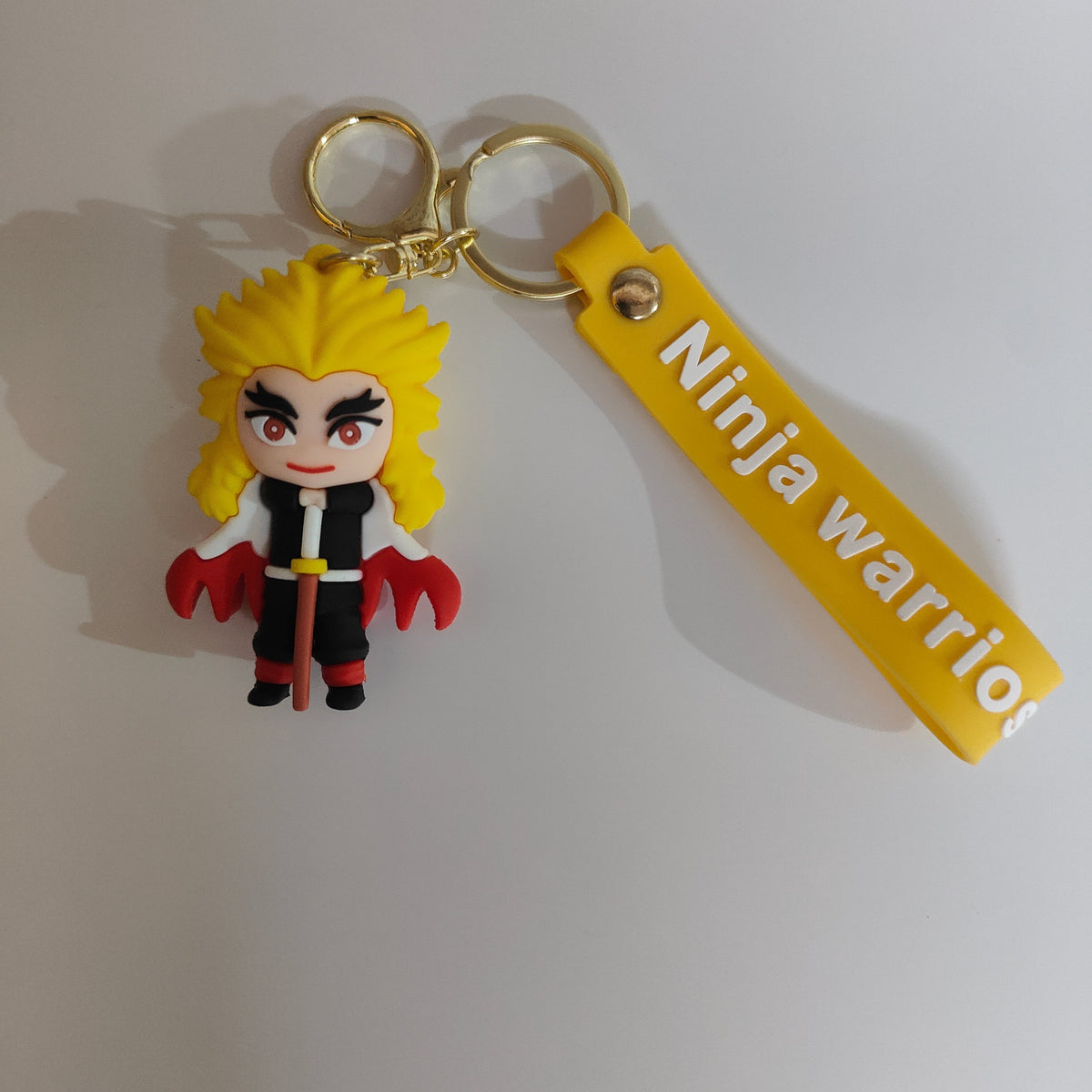 Kyojuro Rengoku Soft Rubber Keychain – Demon Slayer