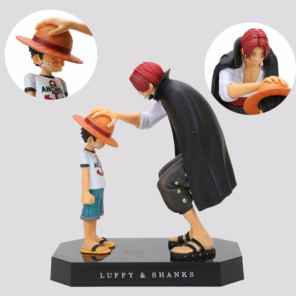 Luffy & Shanks Straw Hat Promise Scene Figure – One Piece