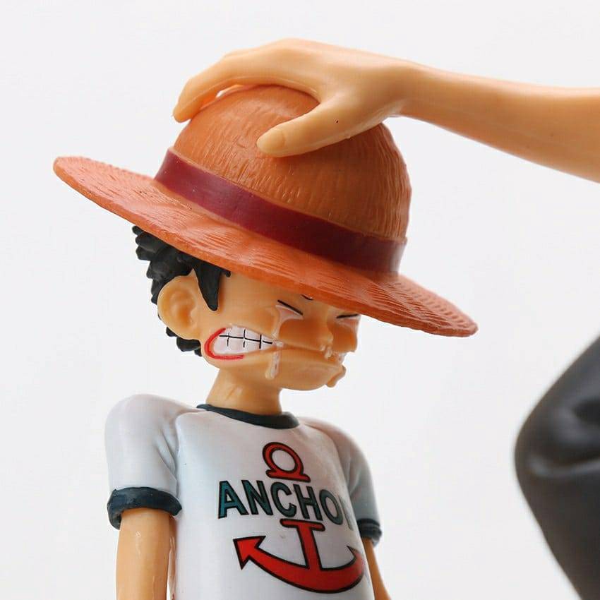 Luffy & Shanks Straw Hat Promise Scene Figure – One Piece