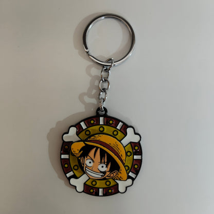 Monkey D. Luffy Spinning Metal Keychain – One Piece