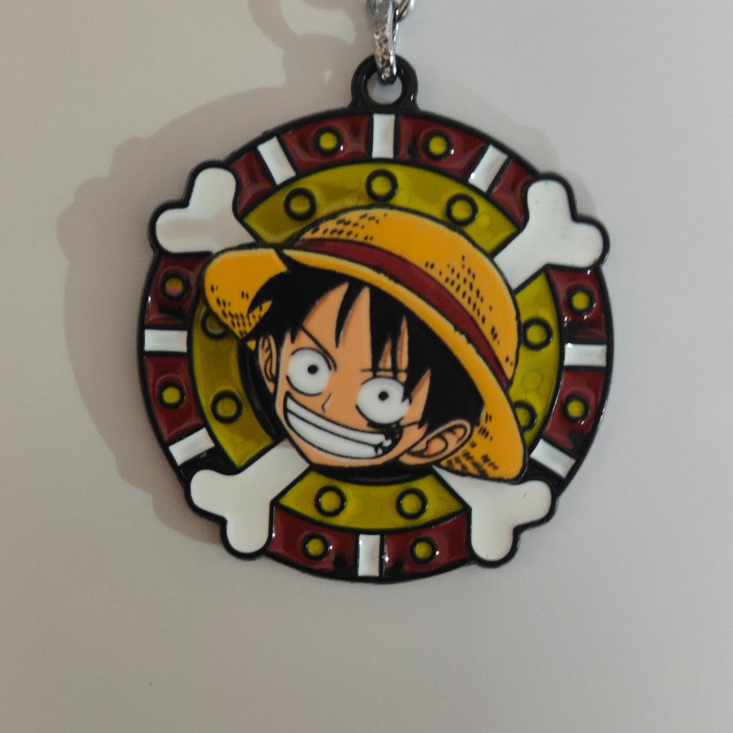 Monkey D. Luffy Spinning Metal Keychain – One Piece