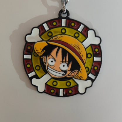 Monkey D. Luffy Spinning Metal Keychain – One Piece