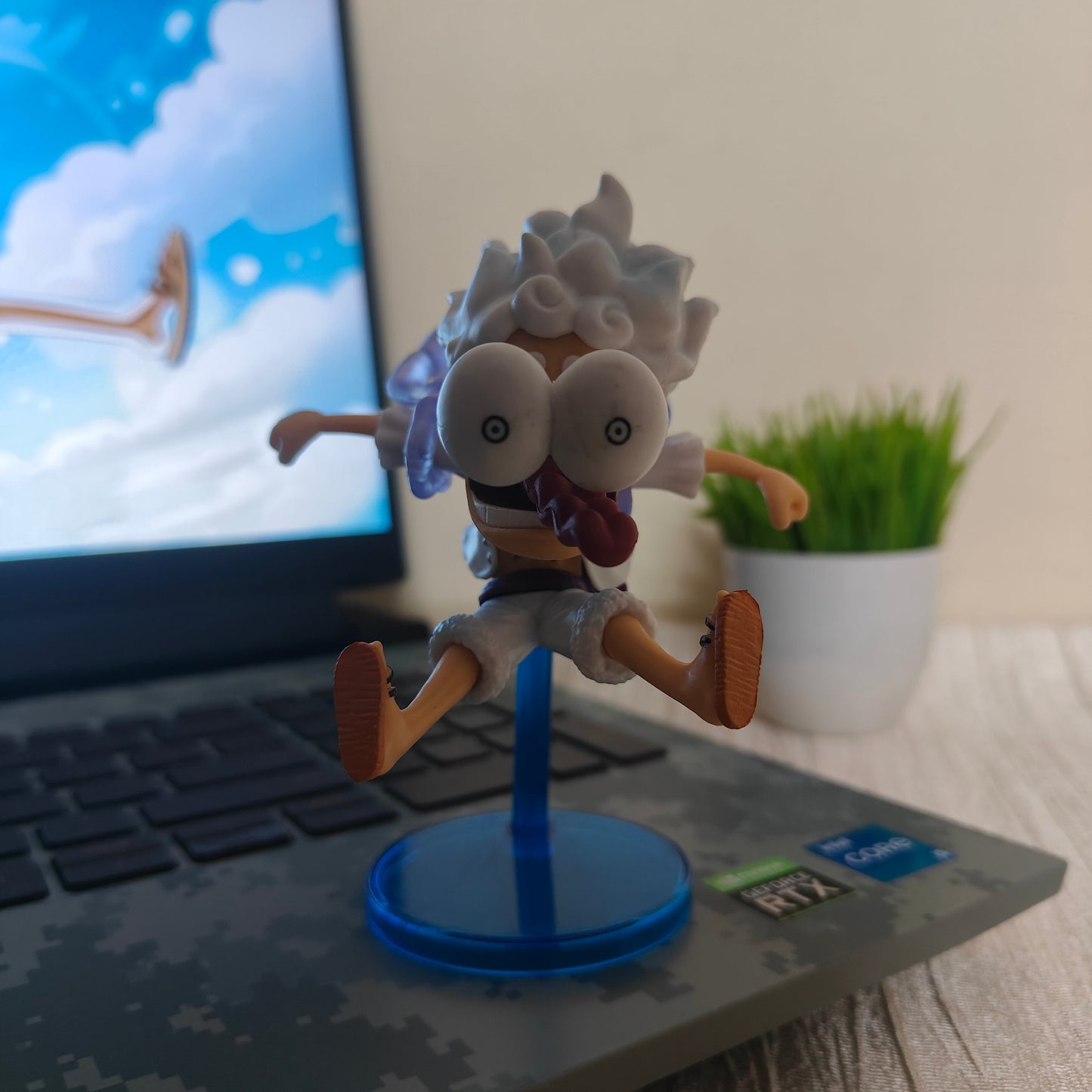 Monkey D. Luffy Gear Fifth Goofy Fright Figure – One Piece