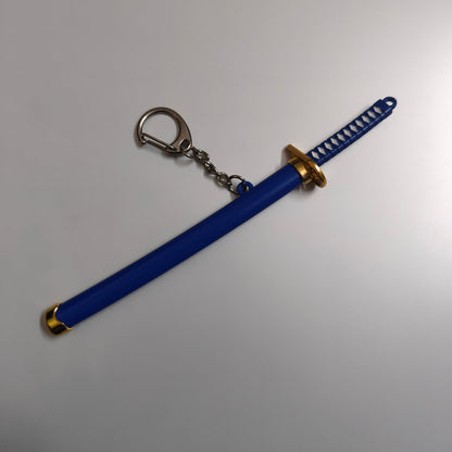 Roronoa Zoro Mini Katana Sword Keychain – Iconic Blue Blade | One Piece