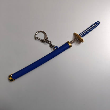 Roronoa Zoro Mini Katana Sword Keychain – Iconic Blue Blade | One Piece