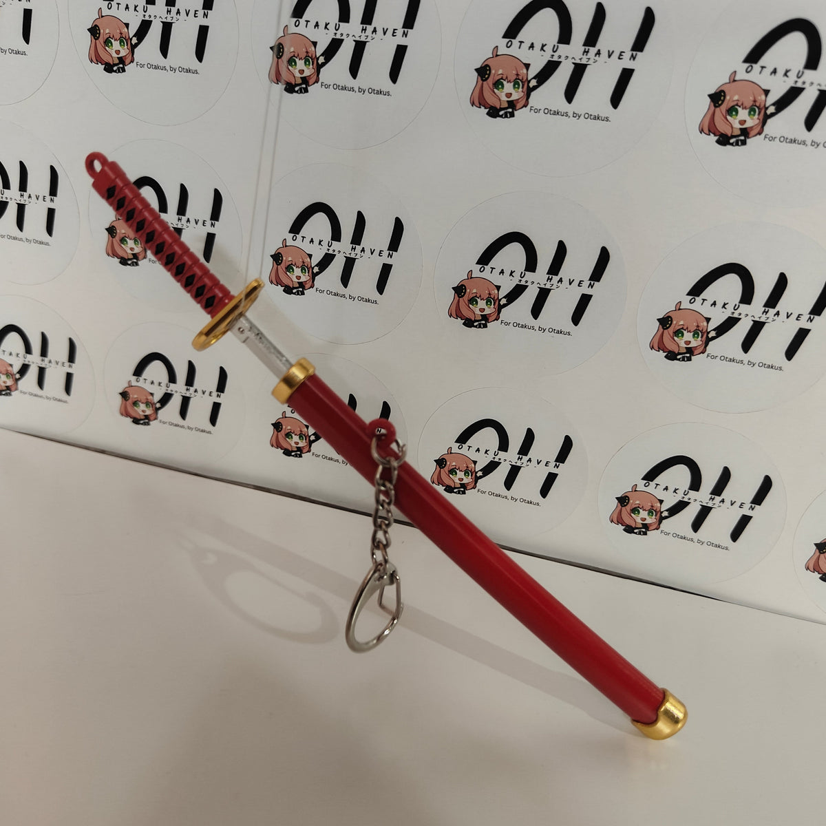 Roronoa Zoro Mini Katana Sword Keychain – Iconic Red Blade | One Piece
