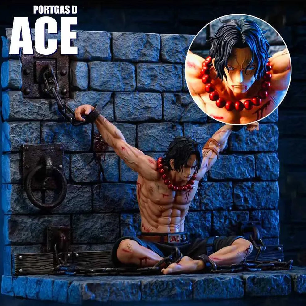 Portgas D. Ace Marineford Prison Scene Figure – One Piece