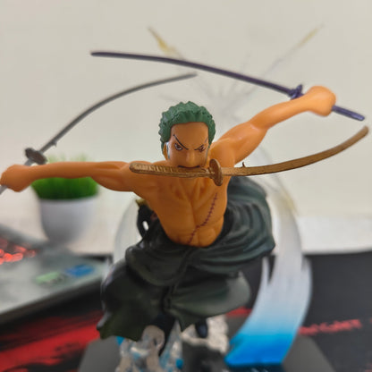 Roronoa Zoro Three-Sword Style Battle Figure (Interchangeable Faces) – One Piece