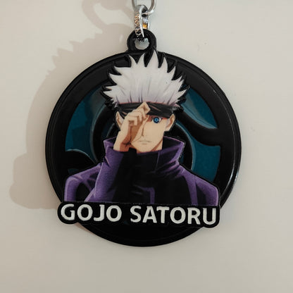 Satoru Gojo Spinning Metal Keychain – Jujutsu Kaisen