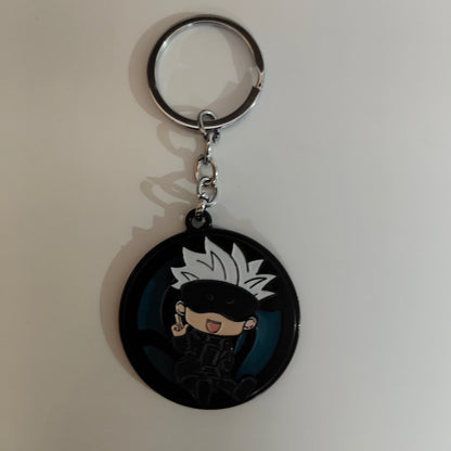 Satoru Gojo Spinning Metal Keychain – Jujutsu Kaisen