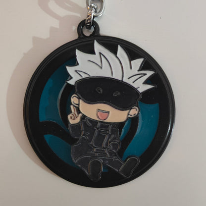 Satoru Gojo Spinning Metal Keychain – Jujutsu Kaisen