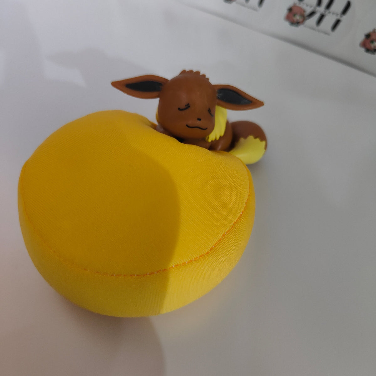 Sleeping Eevee Bean Bag Figure | Pokémon PVC Collectible