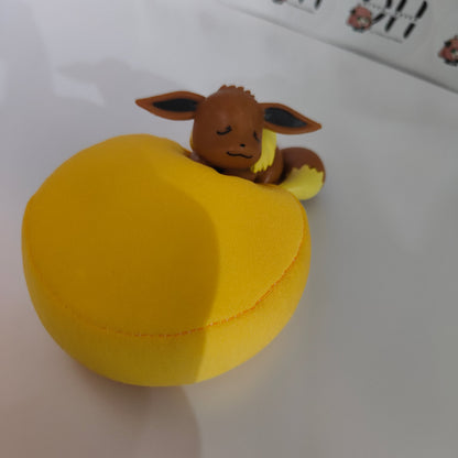 Sleeping Eevee Bean Bag Figure | Pokémon PVC Collectible