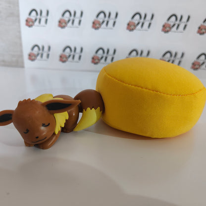 Sleeping Eevee Bean Bag Figure | Pokémon PVC Collectible