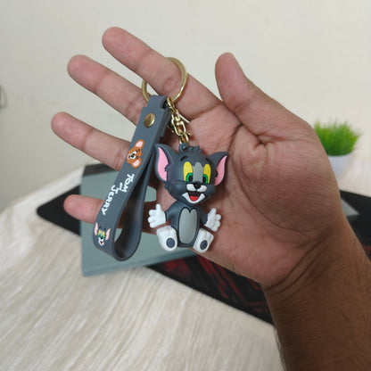 Tom Soft Rubber Keychain – Tom & Jerry