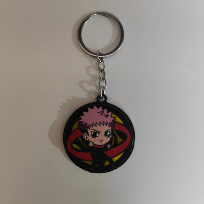 Yuji Itadori Spinning Metal Keychain – Jujutsu Kaisen