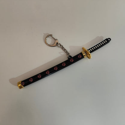 Roronoa Zoro Mini Katana Sword Keychain – Iconic Black Blade | One Piece