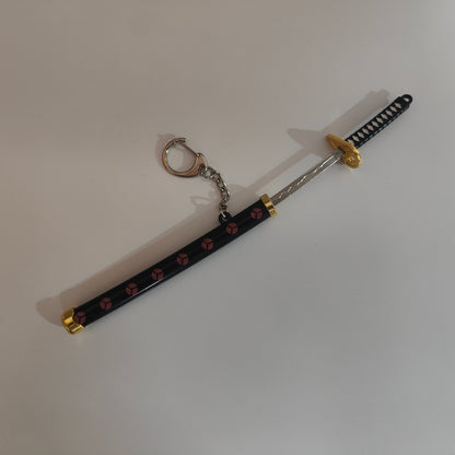 Roronoa Zoro Mini Katana Sword Keychain – Iconic Black Blade | One Piece