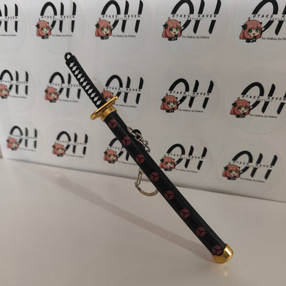 Roronoa Zoro Mini Katana Sword Keychain – Iconic Black Blade | One Piece